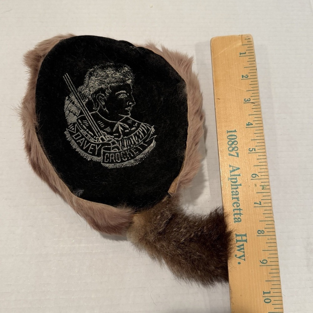 Vintage Davy Crockett Raccoon Skin‎ Children's Hat Television Memorabilia - Picture 5 of 6